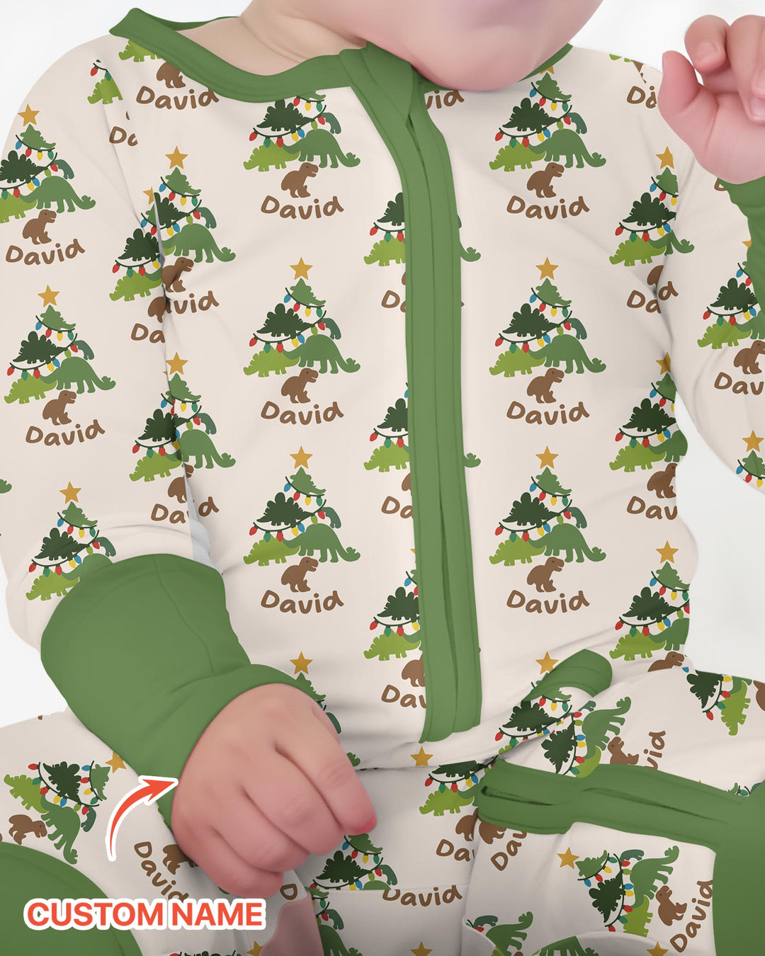 Dino Christmas Tree Bamboo Convertible Zippy