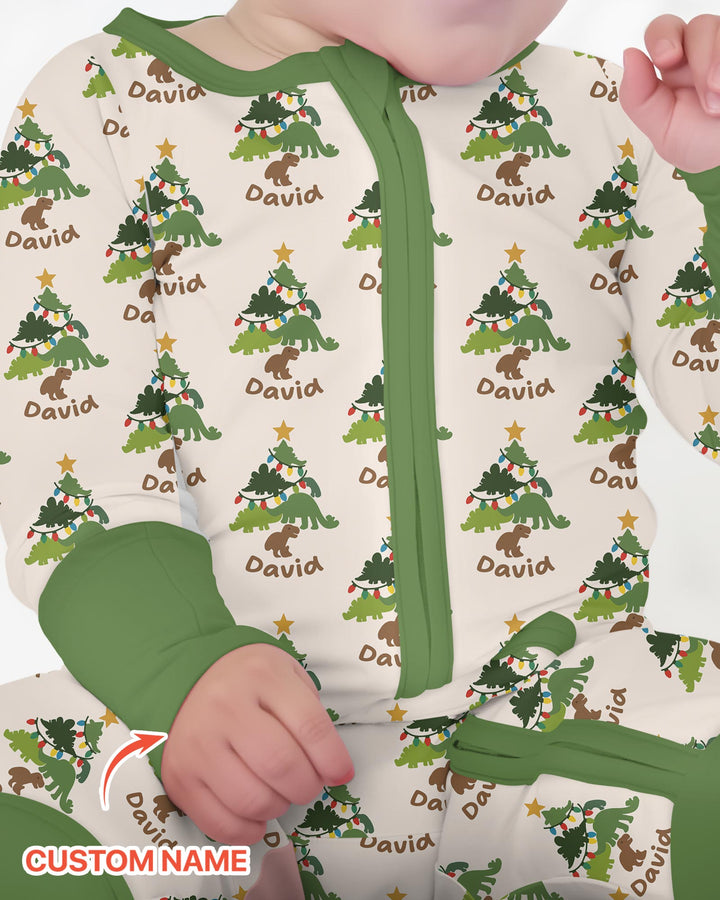 Dino Christmas Tree Bamboo Convertible Zippy