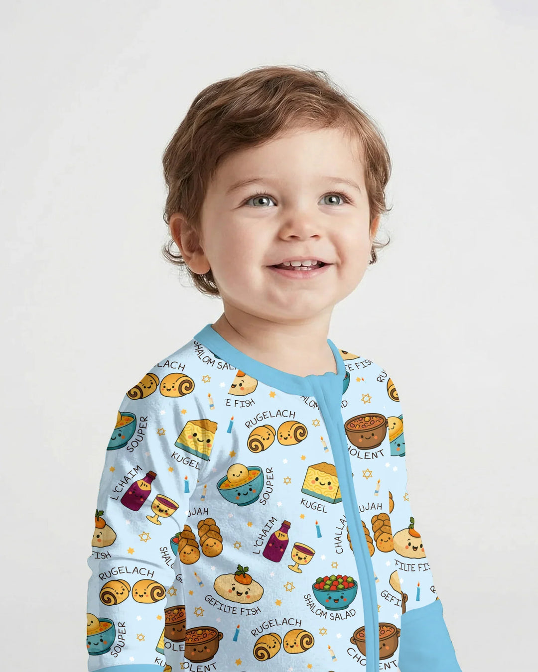 Shabbat Shalom Bamboo Convertible Zippy