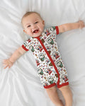 Happy 250th America Cute Patriotic Eagles Family Matching Bamboo Shorty Zippy