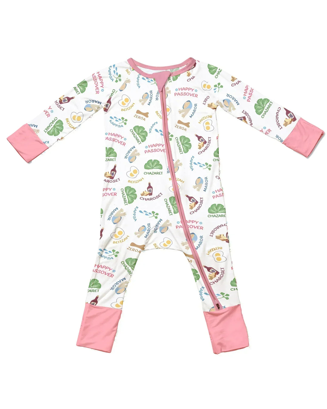 Happy Passover Matching Family Bamboo Convertible Zippy
