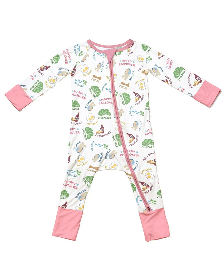 Happy Passover Matching Family Bamboo Convertible Zippy