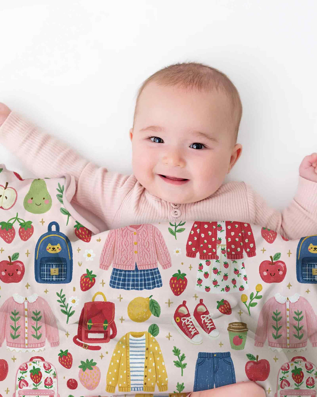 Strawberry School Style Bamboo Sleep Bag