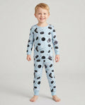 Little Hockey Fan Bamboo Two Piece Long Sleeve Pajama Set