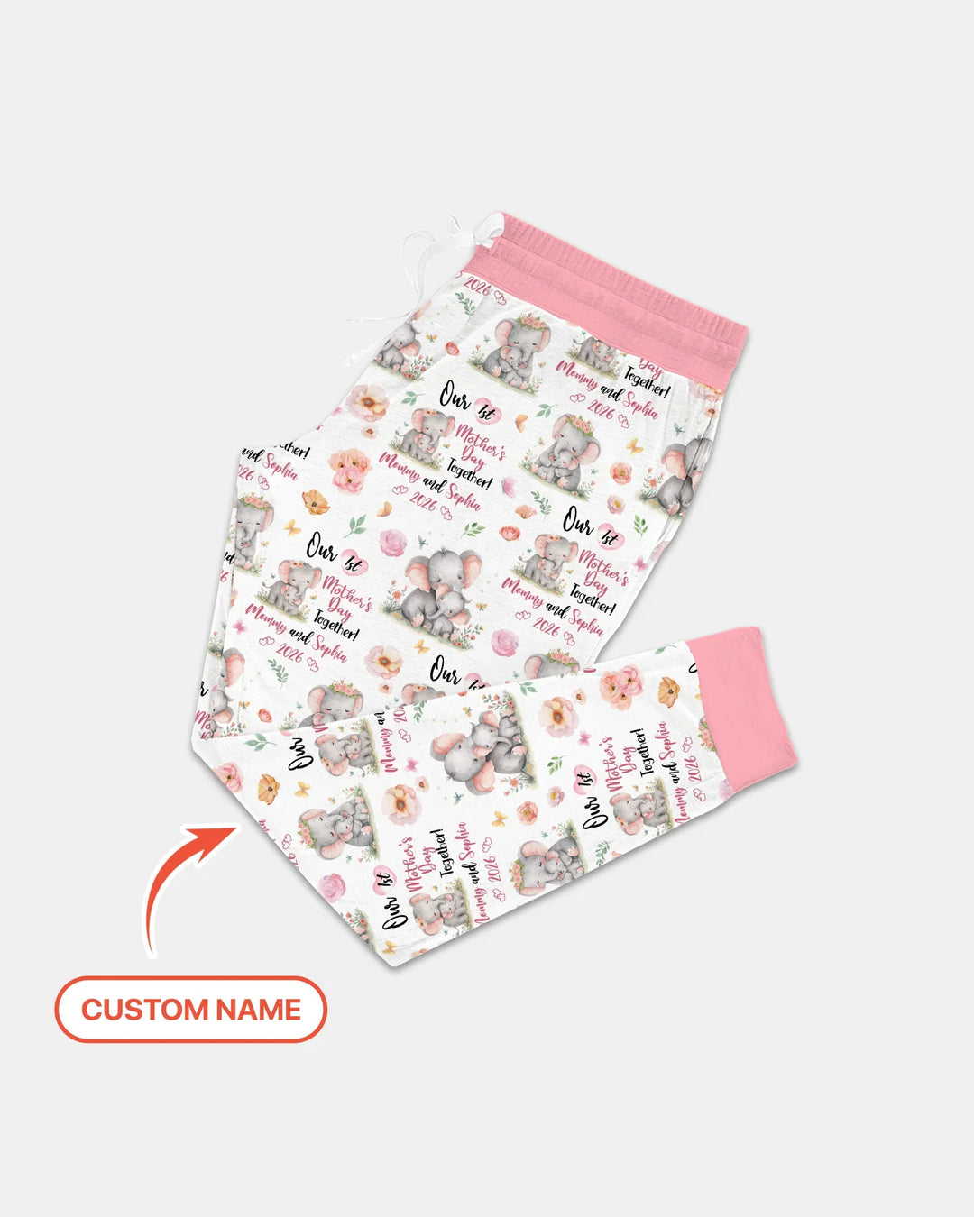 Personalized Our 1st Mother's Day Together Bamboo Women Pajama Set