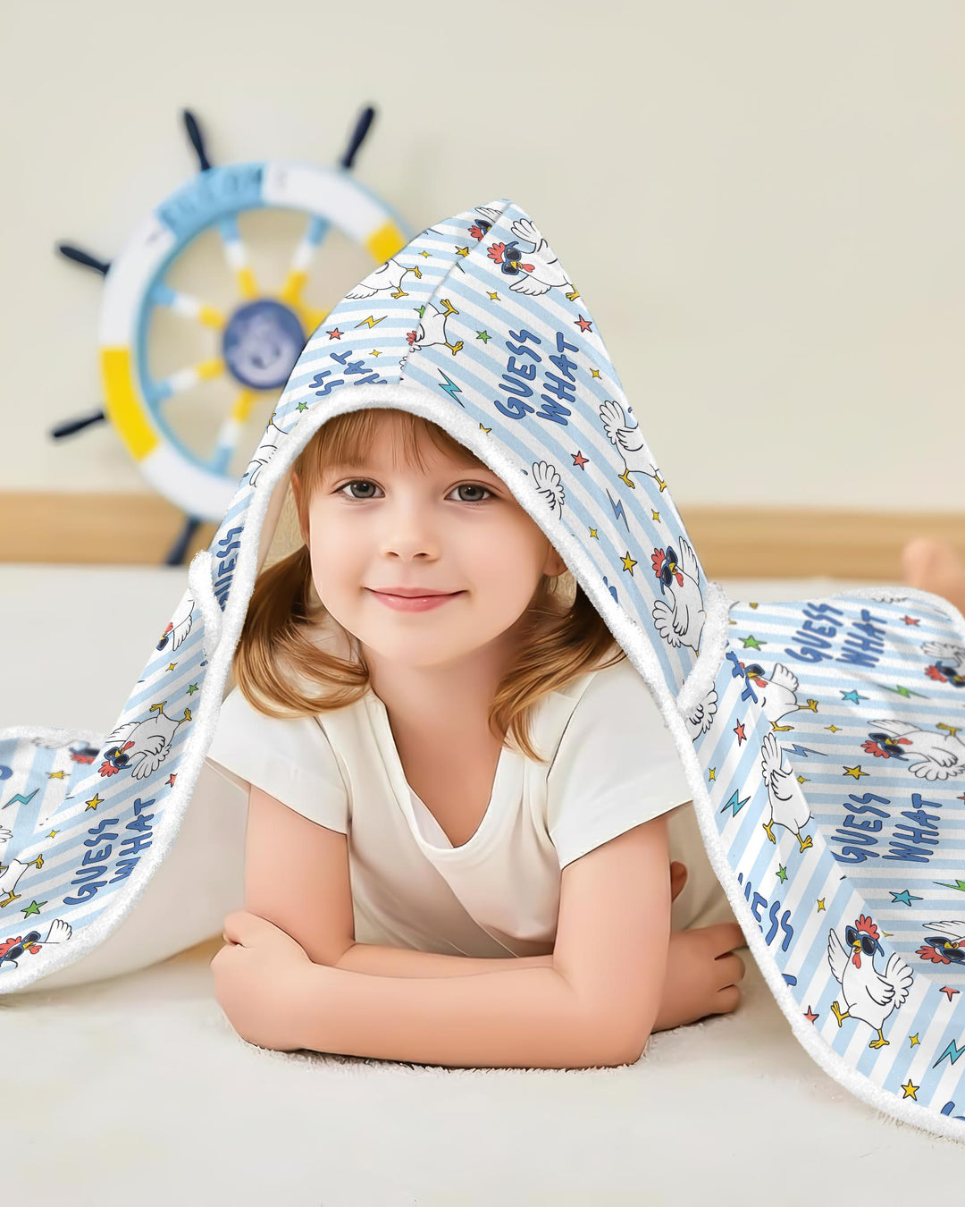 Guess What Chicken Butt! Bamboo Wearable Hooded Blanket
