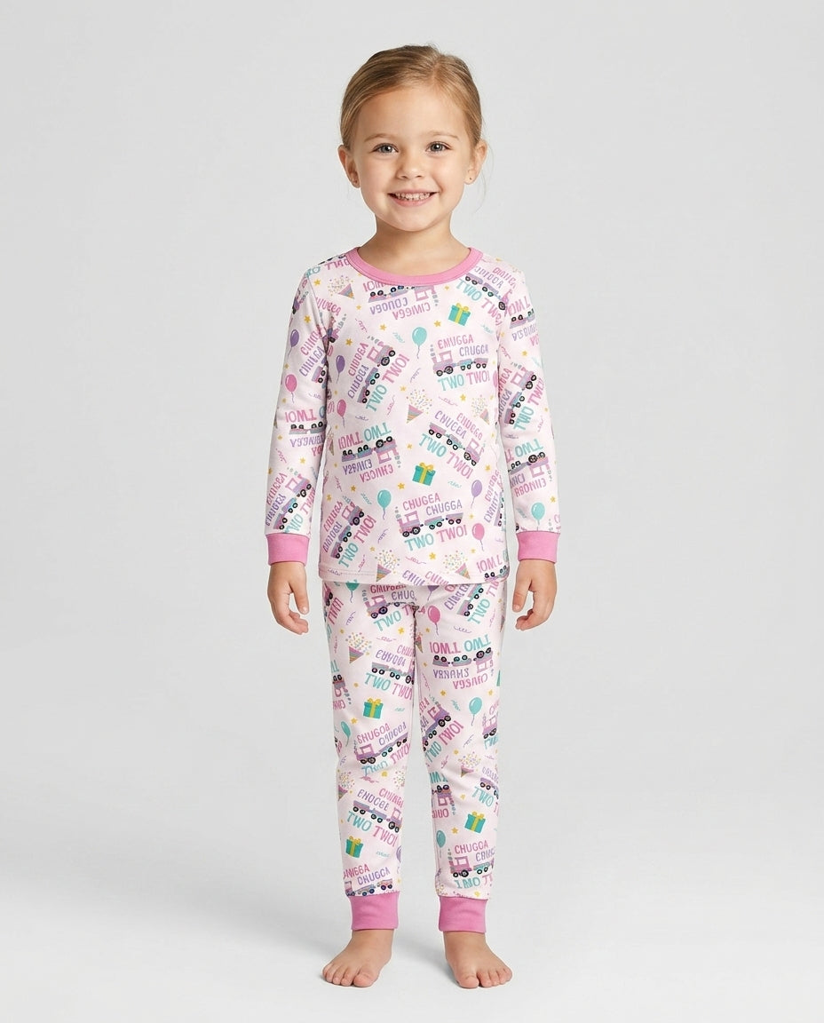 Chugga Chugga Two Bamboo Two Piece Long Sleeve Pajama Set