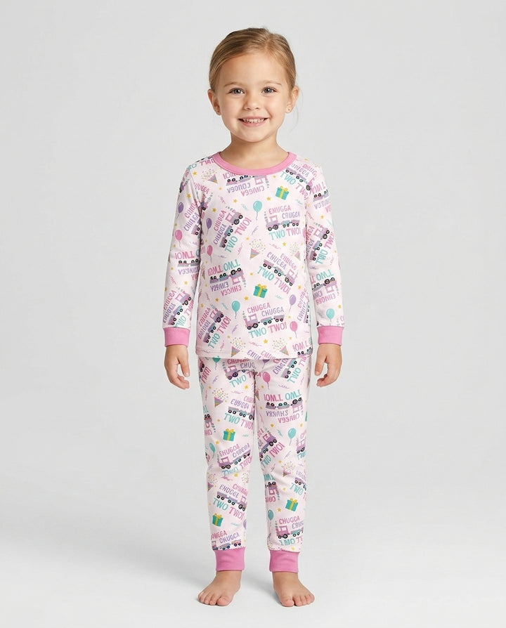 Chugga Chugga Two Bamboo Two Piece Long Sleeve Pajama Set