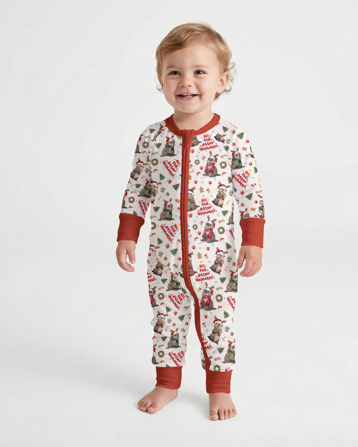 All The Otter Reindeer Bamboo Convertible Zippy