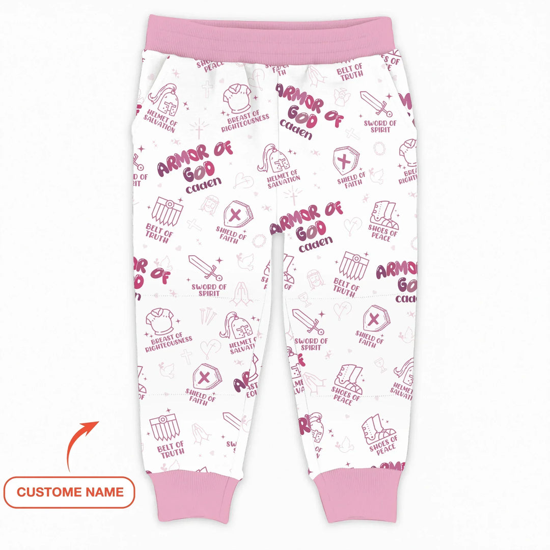 Armor of God Custom Name Bamboo Jogger