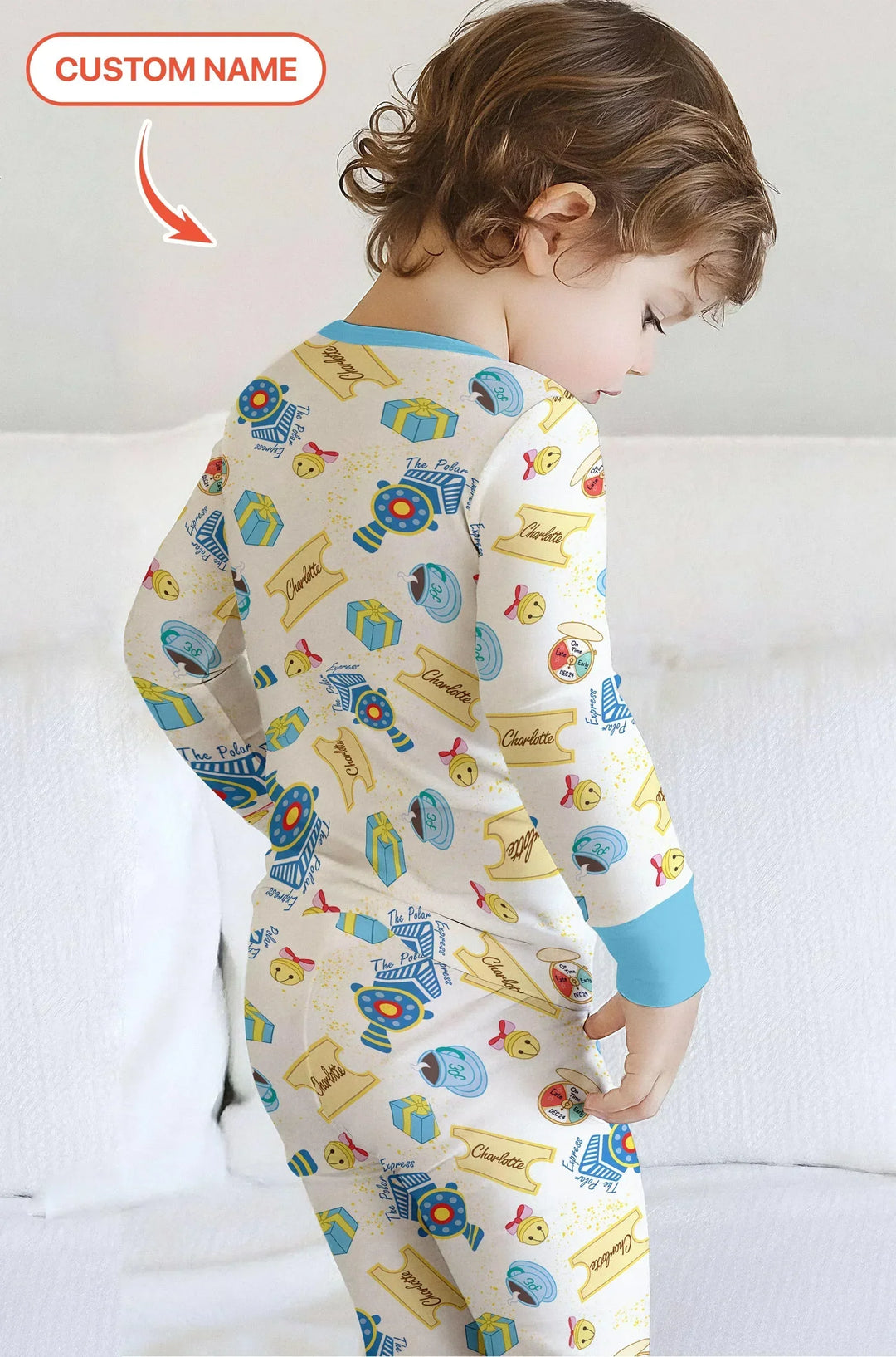 Express Train Christmas Bamboo Convertible Zippy