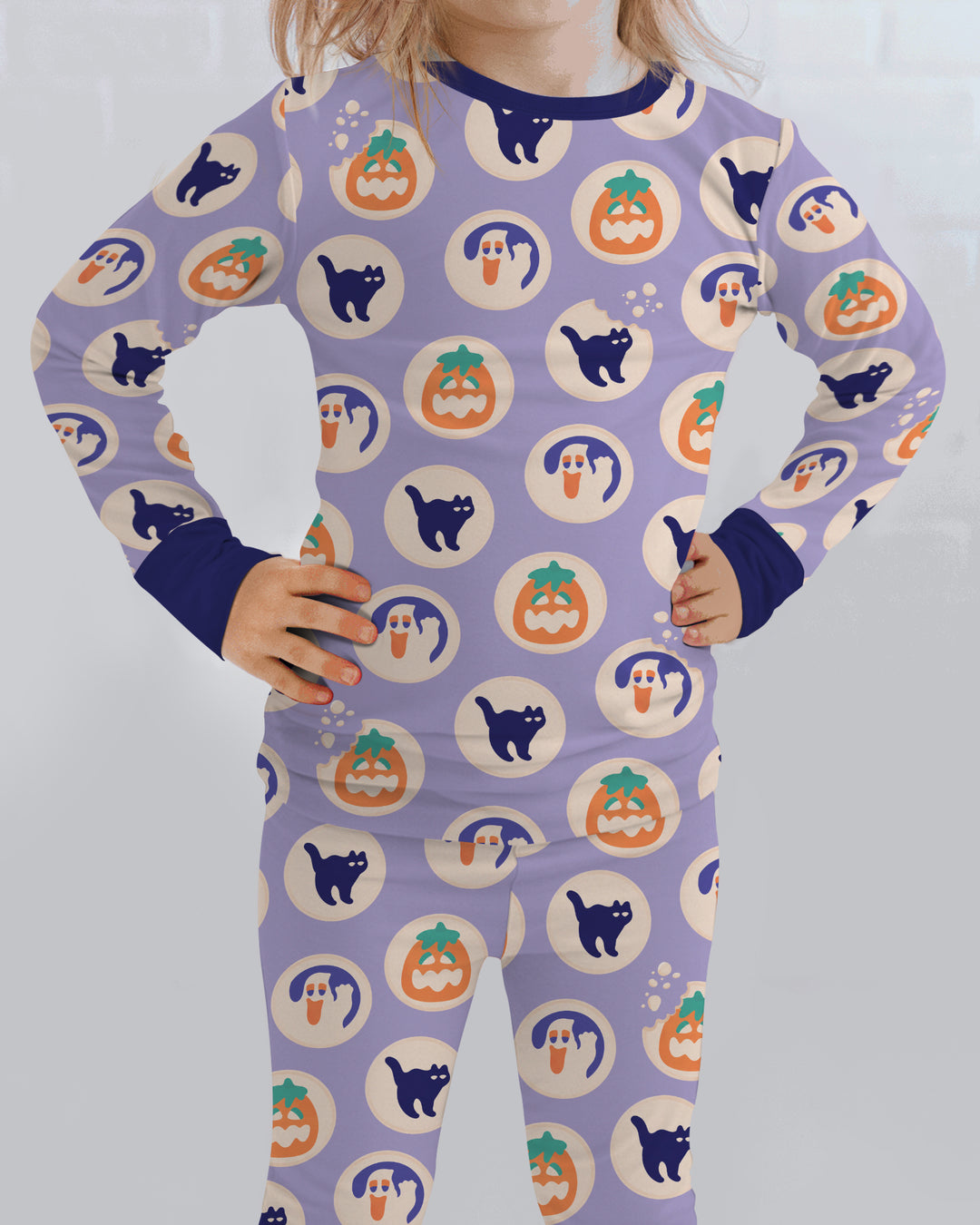 Template Bamboo Two Piece Long Sleeve Pyjamas Set