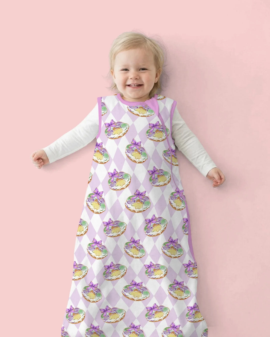 Mardi Gras Donut Bamboo Sleep Bag