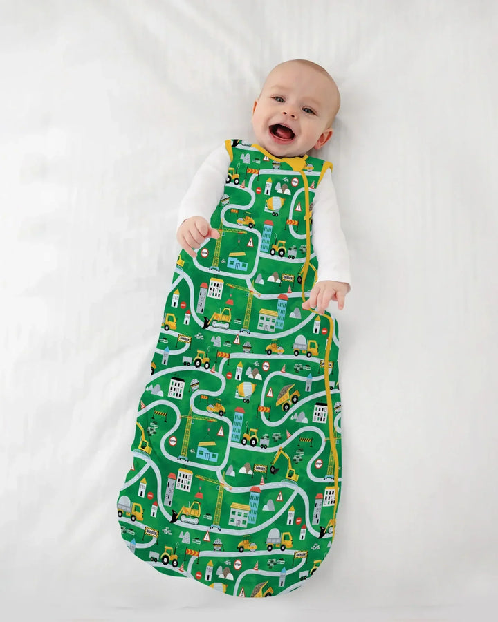 Little Builder Construction Zone Bamboo Sleep Bag