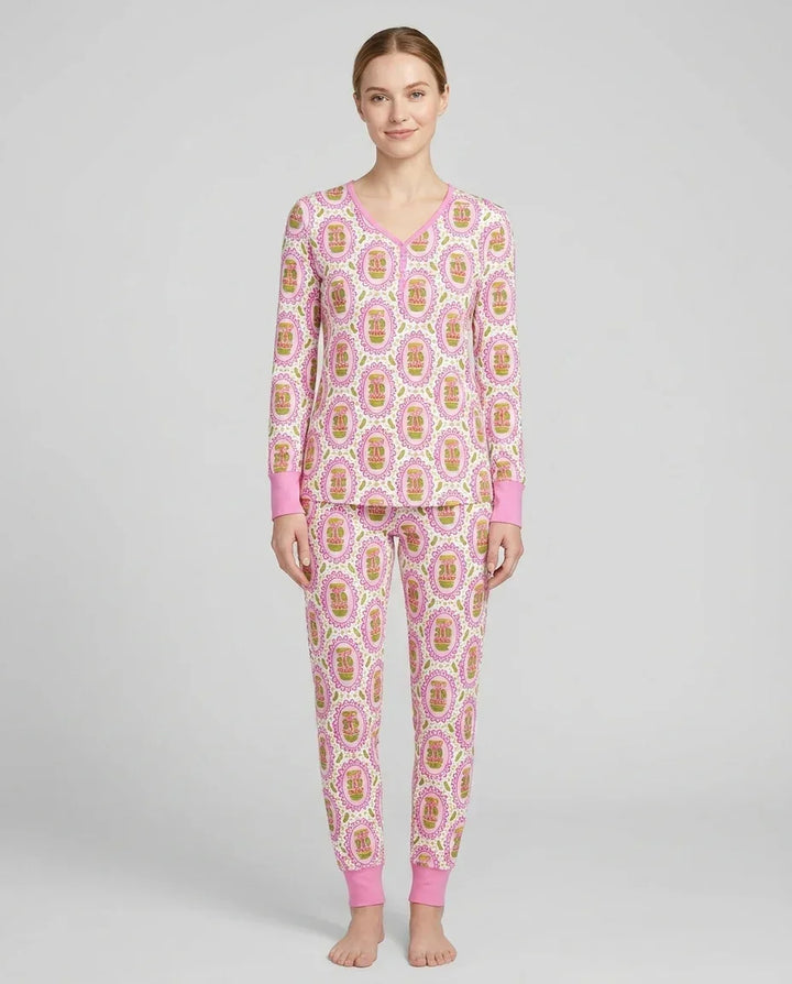 Pickle Coquette Bamboo Women Pajama Set