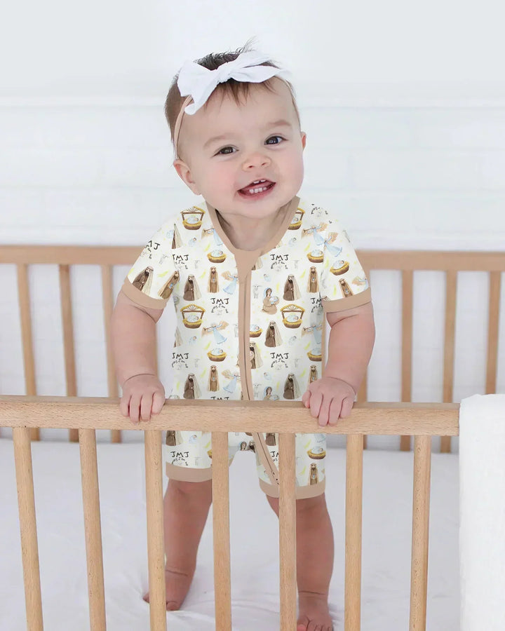 Holy Family Bamboo Shorty Zippy