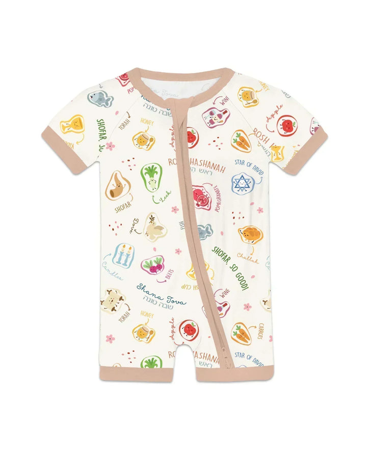 Happy Rosh Hashanah Bamboo Shorty Zippy