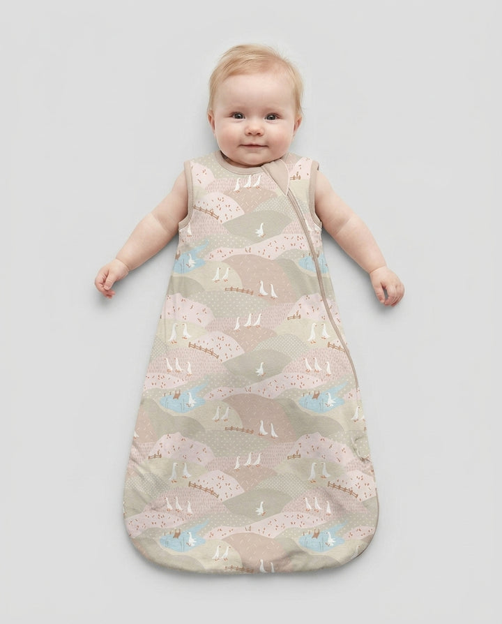 Wandering Geese Family Matching Bamboo Sleep Bag
