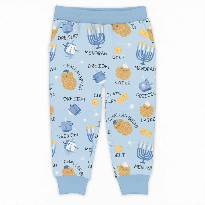 Family Hanukkah Matching Bamboo Jogger