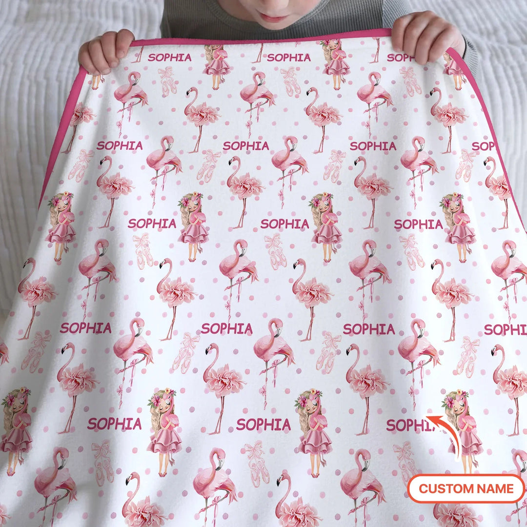 Little Ballerina Dreams Bamboo Blanket