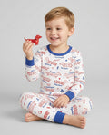 Pasta Pups Bamboo Two Piece Long Sleeve Pajama Set