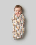 Grabby Paws swaddle blanket