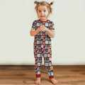 Magical Christmas Night Bamboo Two Piece Short Sleeve Pajama Set