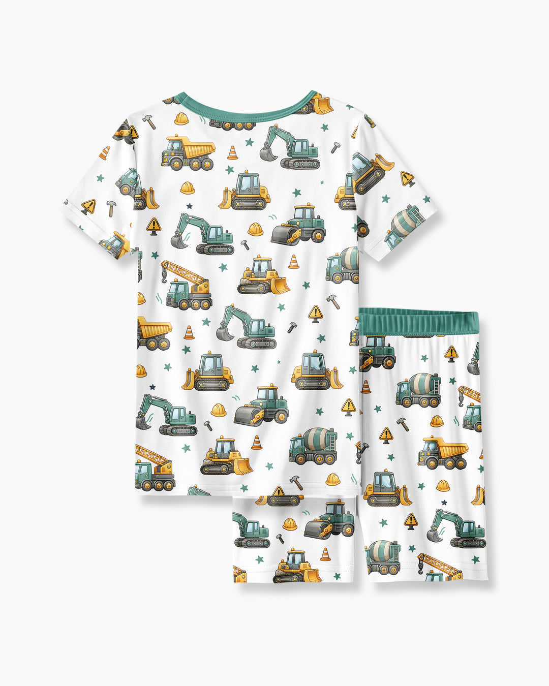 Template Bamboo Two Piece Short Sleeve Shorts Pyjamas Set