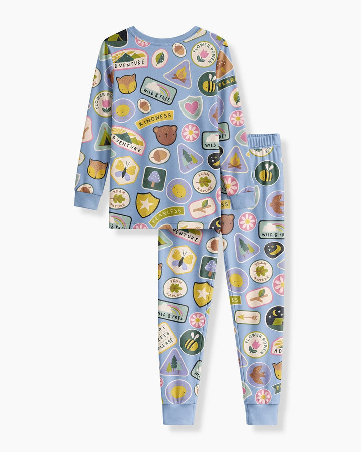 Little Explorer Bamboo Two Piece Long Sleeve Pajama Set