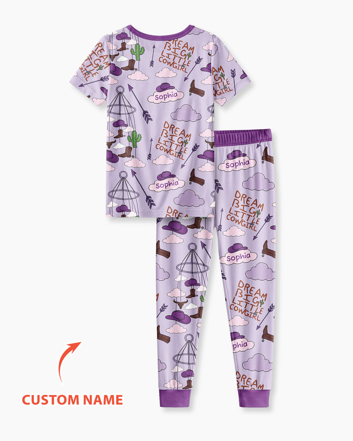CUSTOM Template Bamboo Two Piece Short Sleeve Pyjamas Set