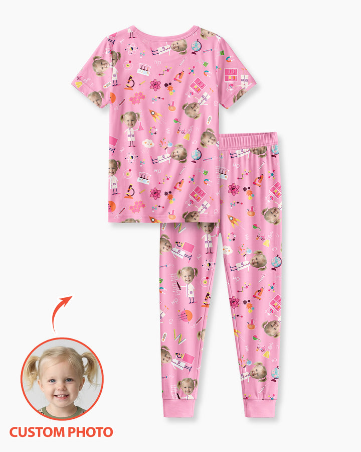 CUSTOM Template Bamboo Two Piece Short Sleeve Pyjamas Set
