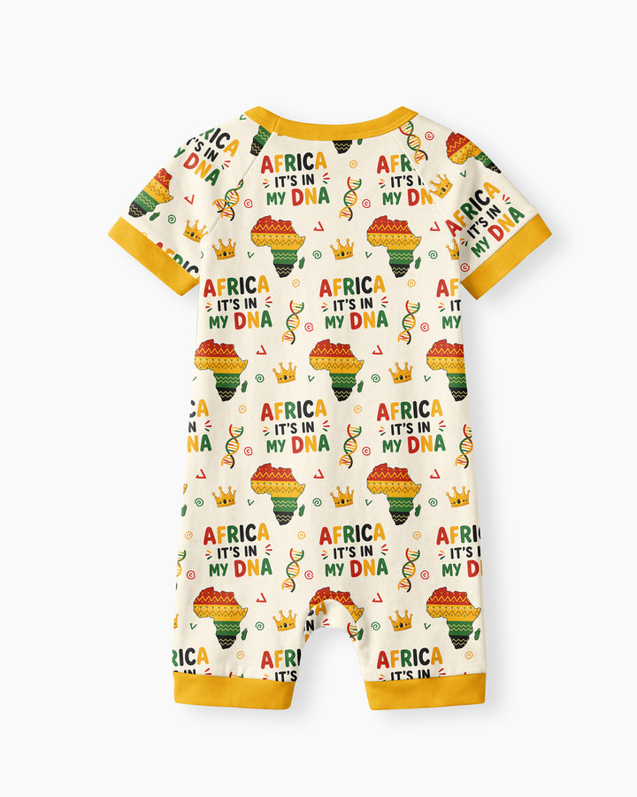 Africa It's In My DNA Bamboo Shorty Zippy