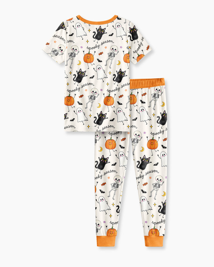 Hangin’ With My Boos Bamboo Two Piece Short Sleeve Pajama Set