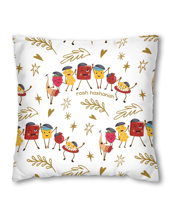 Let's Celebrate Rosh Hashanah Bamboo Pillow Case