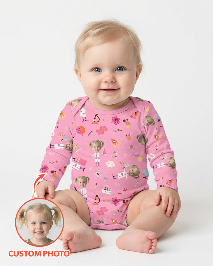 Custom Image Chemical Laboratory Bamboo Bodysuit