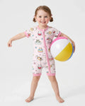 Kawaii Cats Summer Vacation Bamboo Shorty Zippy