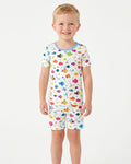 Template Bamboo Two Piece Short Sleeve Shorts Pyjamas Set