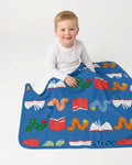 Bookworm Family Matching Bamboo Blanket