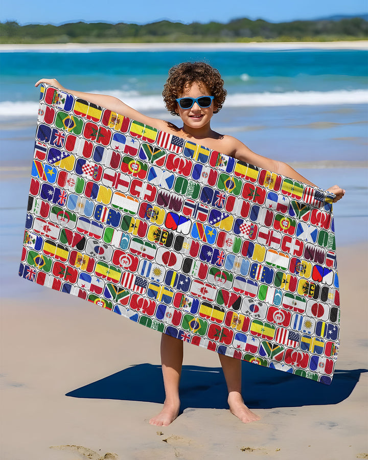 We Are 26 Family Matching Bamboo Beach Towel