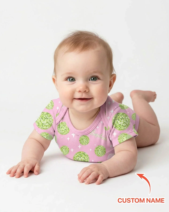 Tennis Disco Girl Party Matching Bamboo Bodysuit