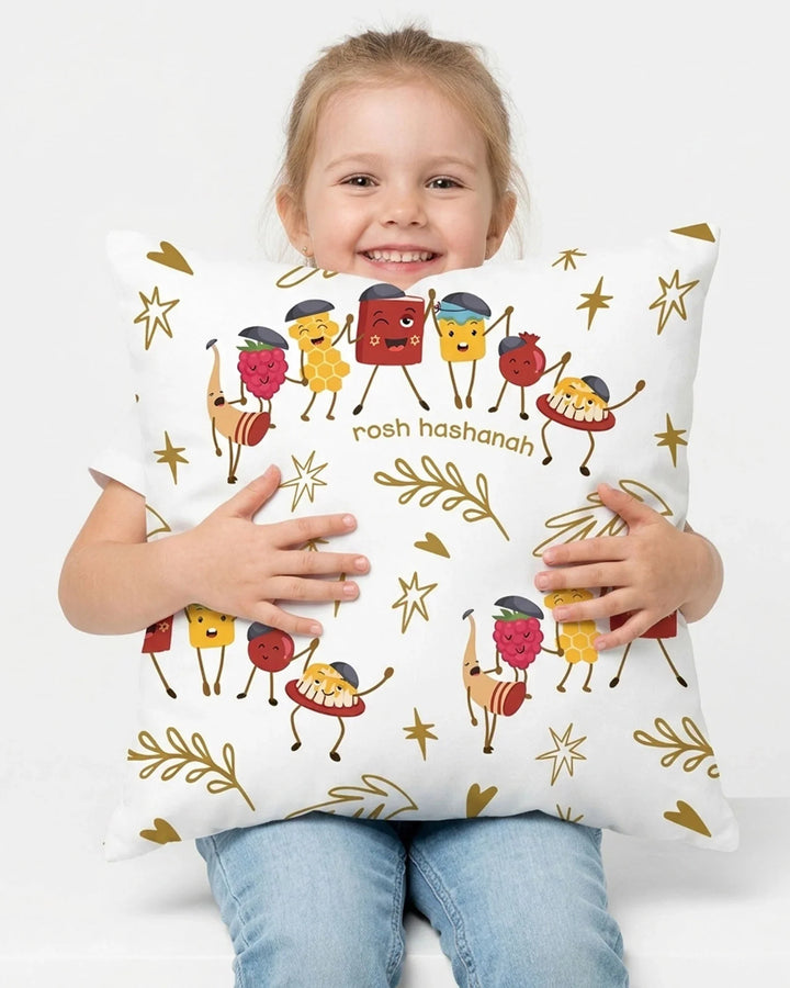 Let's Celebrate Rosh Hashanah Bamboo Pillow Case