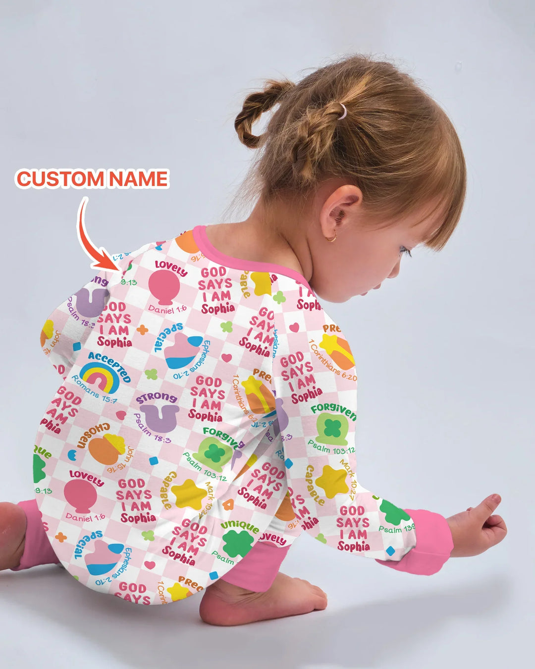 God Says I Am St. Patrick’s Day Custom Name Family Matching Bamboo Convertible Zippy