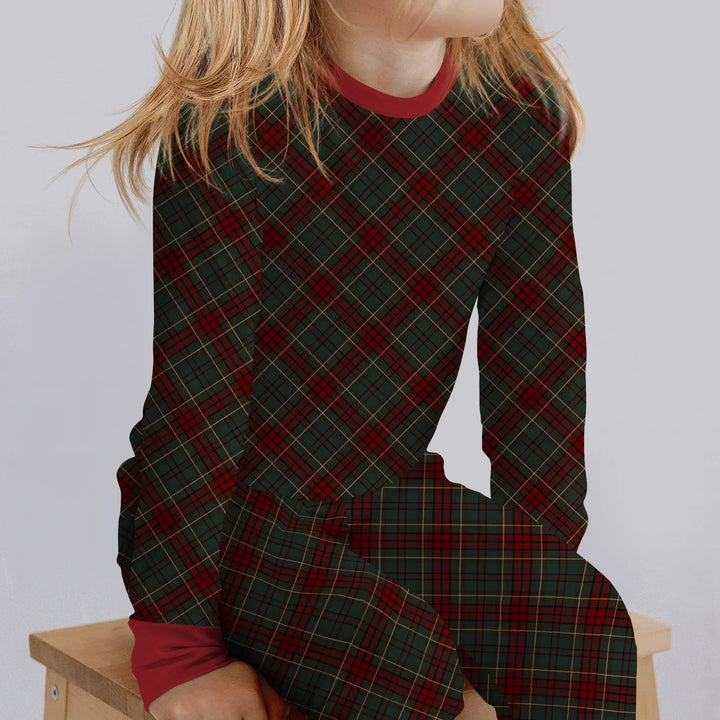 Merry Plaids Bamboo Two Piece Long Sleeve Pajama Set