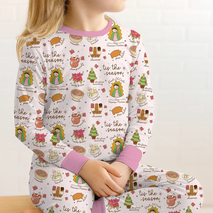 Our Lady of Guadalupe Bamboo Two Piece Long Sleeve Pajama Set