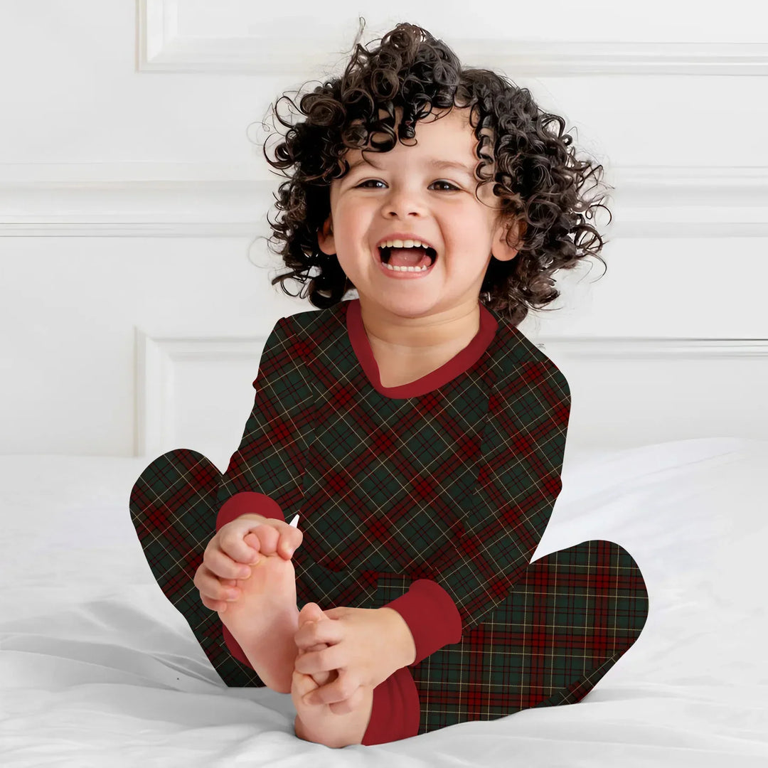 Merry Plaids Bamboo Two Piece Long Sleeve Pajama Set