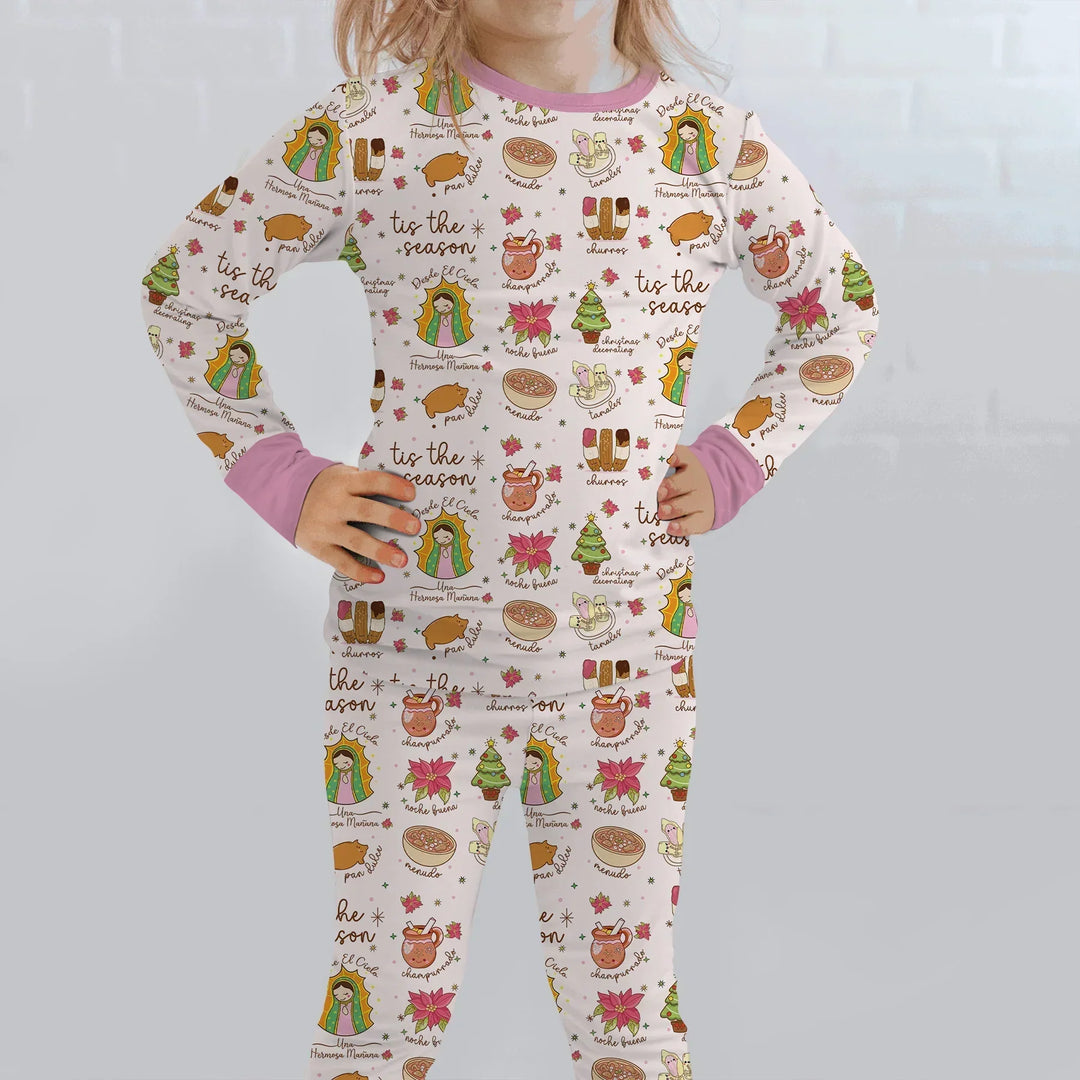 Our Lady of Guadalupe Bamboo Two Piece Long Sleeve Pajama Set