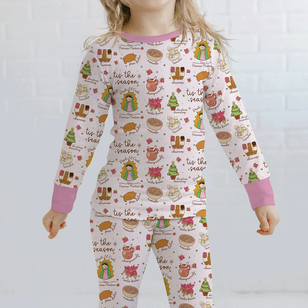 Our Lady of Guadalupe Bamboo Two Piece Long Sleeve Pajama Set