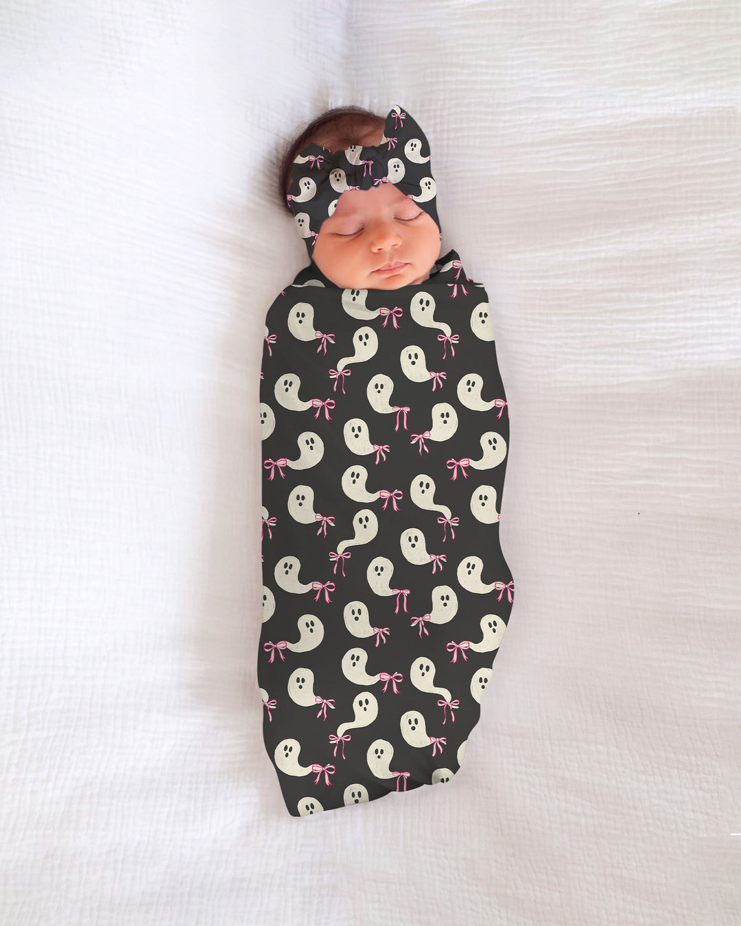 Little Ghosts swaddle blanket