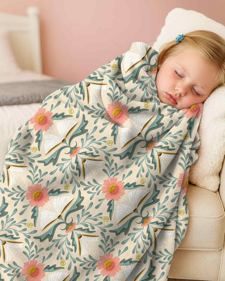 Blooming Stories Bamboo Blanket