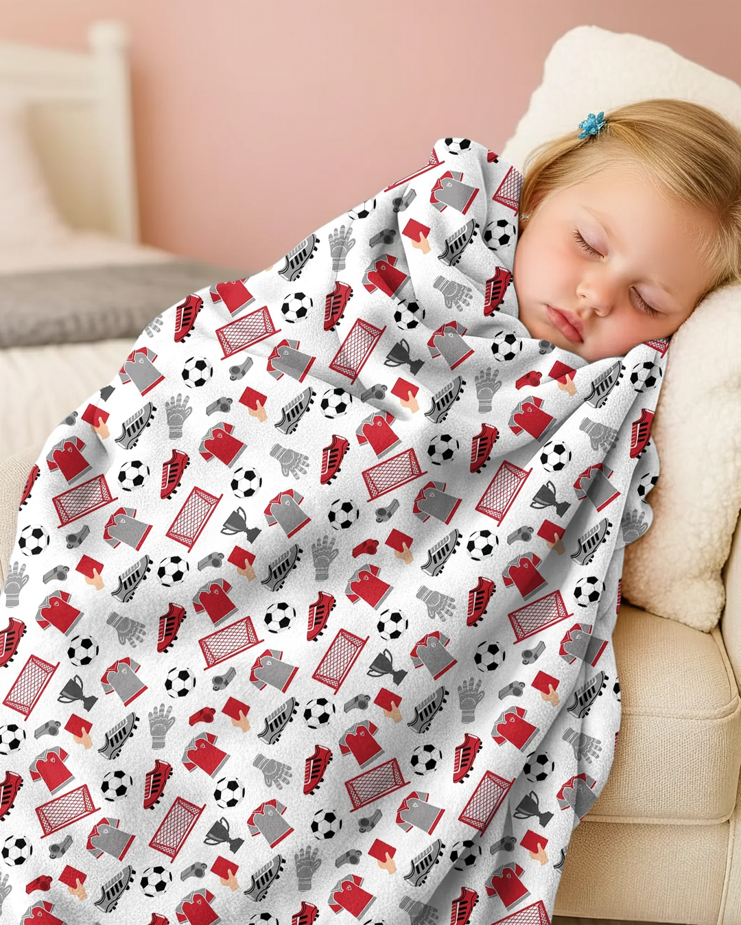 Soccer Gear Bamboo Blanket